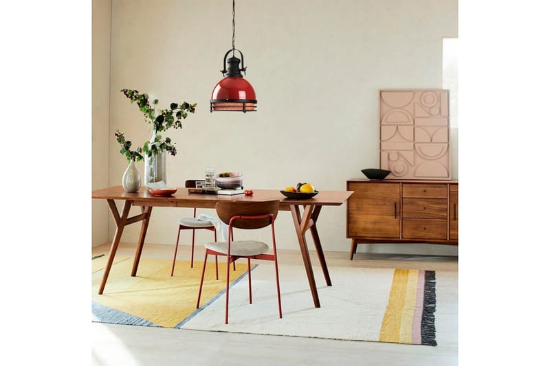 Taklampa Rathour Echo Röd / Svart - Red/Svart - Belysning & el - Inomhusbelysning & lampor - Kökslampa - Taklampa kök