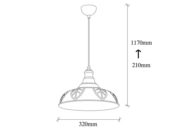 Taklampa Rathour Grit Koppar - Koppar - Belysning & el - Inomhusbelysning & lampor - Kökslampa - Taklampa kök