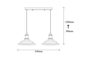 Taklampa Rathour Kobolt Svart / Rany - Guld/Svart - Belysning & el - Inomhusbelysning & lampor - Fönsterlampa - Fönsterlampa hängande
