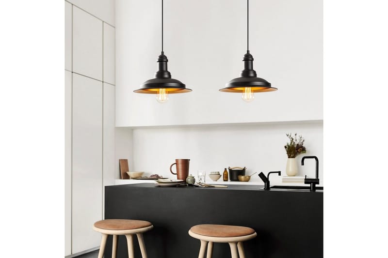 Taklampa Rathour Kobolt Svart / Rany - Guld/Svart - Belysning & el - Inomhusbelysning & lampor - Kökslampa - Taklampa kök