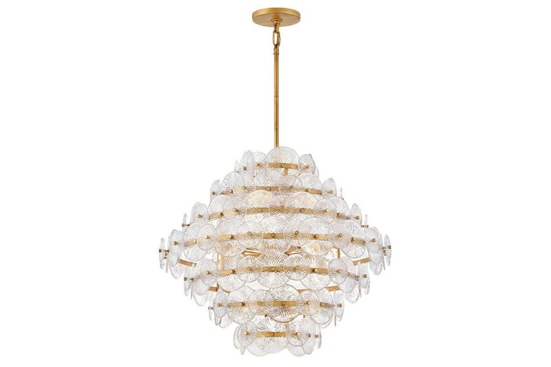Rene Hinkley Krona - Brass - Belysning & el - Inomhusbelysning & lampor - Taklampa & takbelysning - Kristallkrona & takkrona