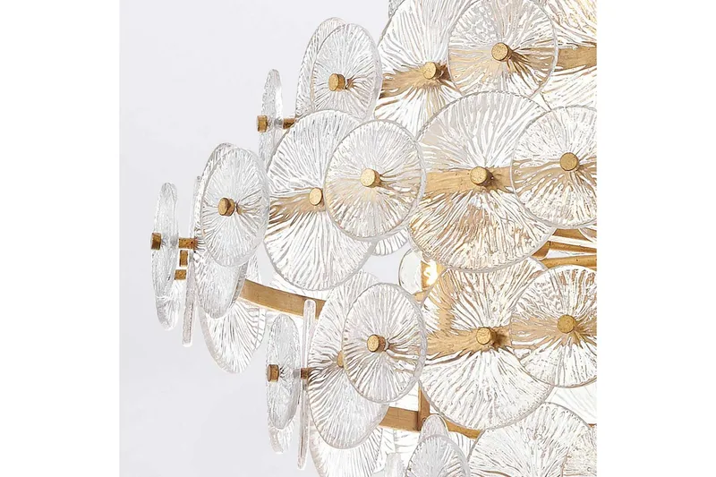 Rene Hinkley Krona - Brass - Belysning & el - Inomhusbelysning & lampor - Taklampa & takbelysning - Kristallkrona & takkrona