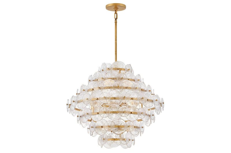 Rene Hinkley Krona - Brass - Belysning & el - Inomhusbelysning & lampor - Taklampa & takbelysning - Kristallkrona & takkrona