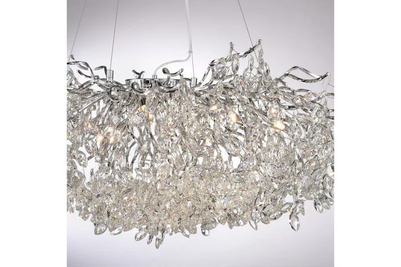 Ricicle Paul Neuhaus Krona - Chrome - Belysning & el - Inomhusbelysning & lampor - Taklampa & takbelysning - Kristallkrona & takkrona
