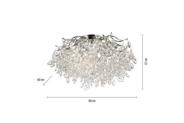 Ricicle Paul Neuhaus Taklampa - Chrome - Belysning & el - Inomhusbelysning & lampor - Taklampa & takbelysning - Kristallkrona & takkrona