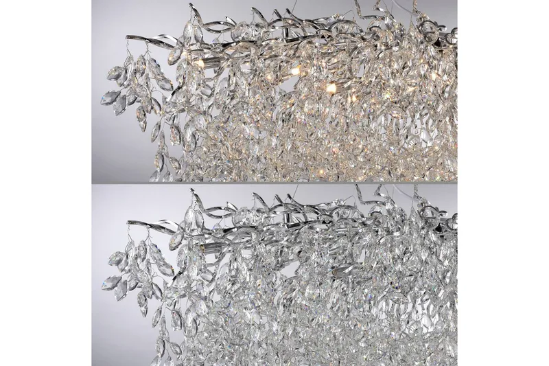 Ricicle Paul Neuhaus Krona - Chrome - Belysning & el - Inomhusbelysning & lampor - Taklampa & takbelysning - Kristallkrona & takkrona