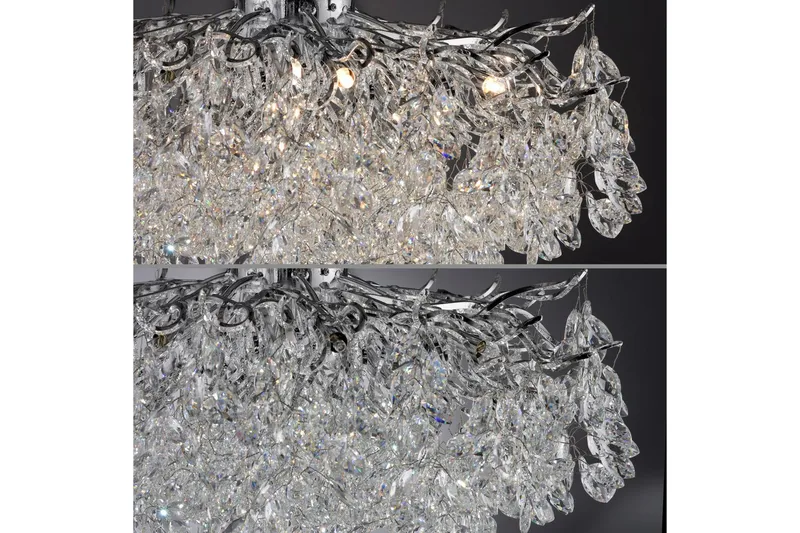 Ricicle Paul Neuhaus Taklampa - Chrome - Belysning & el - Inomhusbelysning & lampor - Taklampa & takbelysning - Kristallkrona & takkrona