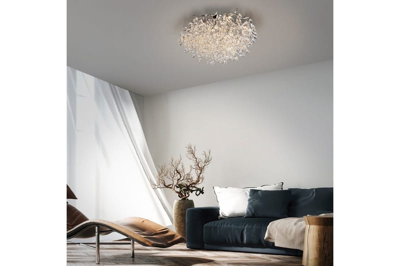 Ricicle Paul Neuhaus Taklampa - Chrome - Belysning & el - Inomhusbelysning & lampor - Taklampa & takbelysning - Kristallkrona & takkrona