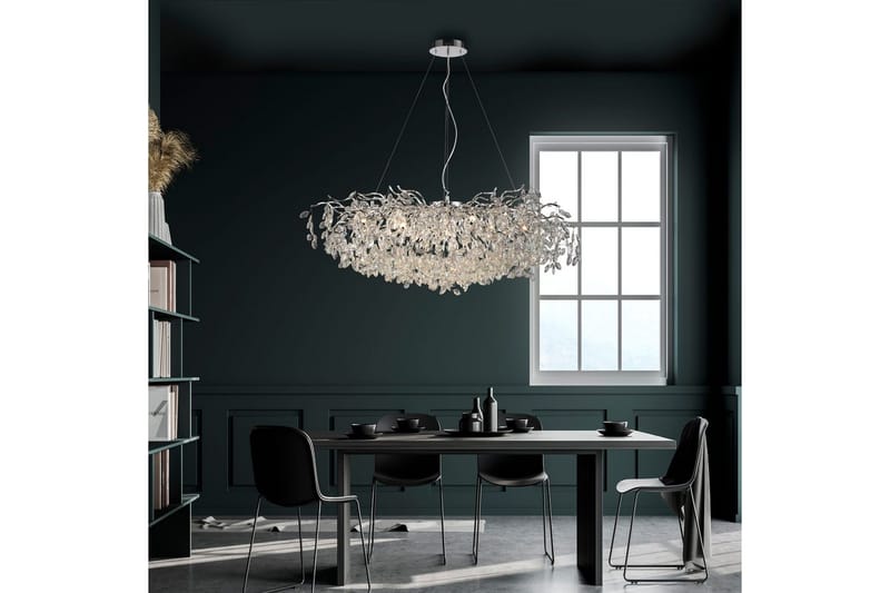 Ricicle Paul Neuhaus Krona - Chrome - Belysning & el - Inomhusbelysning & lampor - Taklampa & takbelysning - Kristallkrona & takkrona