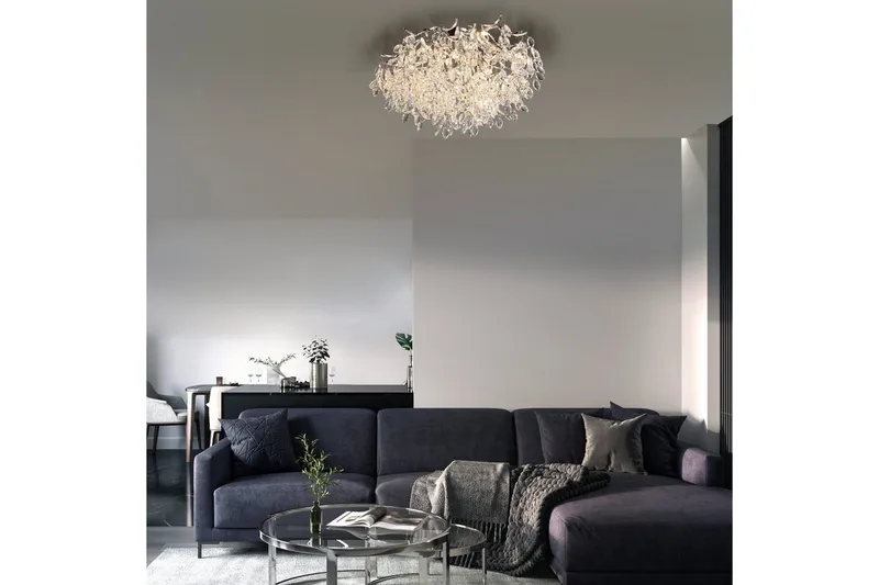 Ricicle Paul Neuhaus Taklampa - Chrome - Belysning & el - Inomhusbelysning & lampor - Taklampa & takbelysning - Kristallkrona & takkrona