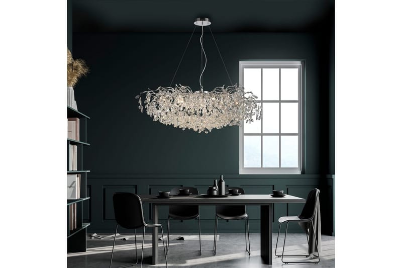 Ricicle Paul Neuhaus Krona - Chrome - Belysning & el - Inomhusbelysning & lampor - Taklampa & takbelysning - Kristallkrona & takkrona