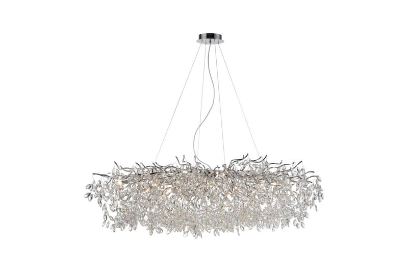 Ricicle Paul Neuhaus Krona - Chrome - Belysning & el - Inomhusbelysning & lampor - Taklampa & takbelysning - Kristallkrona & takkrona