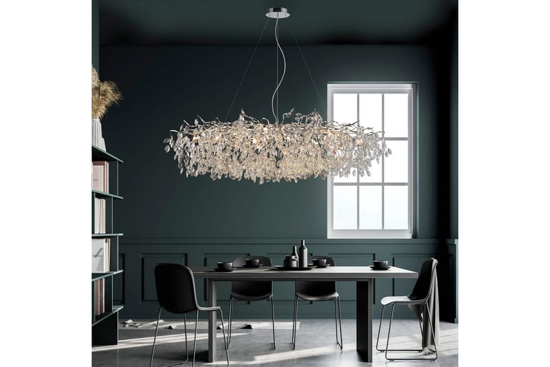 Ricicle Paul Neuhaus Krona - Chrome - Belysning & el - Inomhusbelysning & lampor - Taklampa & takbelysning - Kristallkrona & takkrona