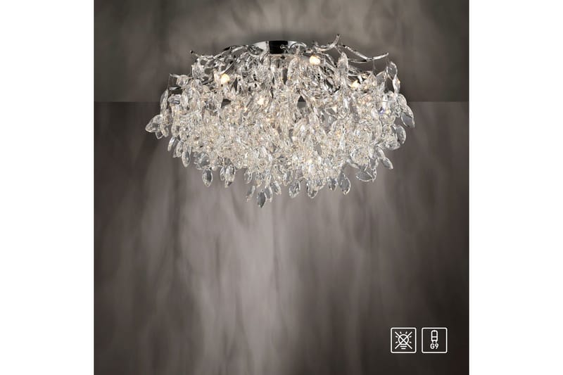 Ricicle Paul Neuhaus Taklampa - Chrome - Belysning & el - Inomhusbelysning & lampor - Taklampa & takbelysning - Kristallkrona & takkrona