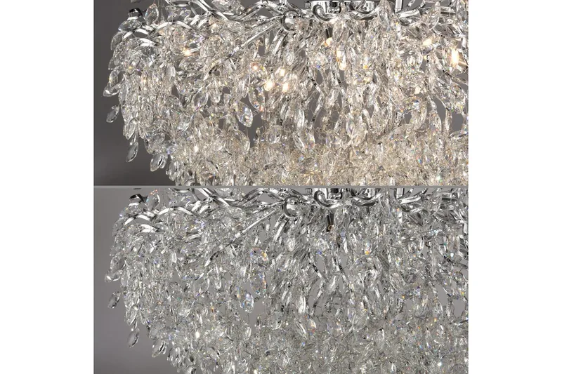 Ricicle Paul Neuhaus Krona - Chrome - Belysning & el - Inomhusbelysning & lampor - Taklampa & takbelysning - Kristallkrona & takkrona