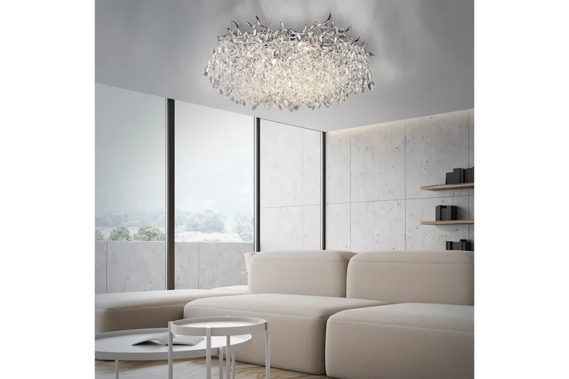 Ricicle Paul Neuhaus Taklampa - Chrome - Belysning & el - Inomhusbelysning & lampor - Taklampa & takbelysning - Kristallkrona & takkrona