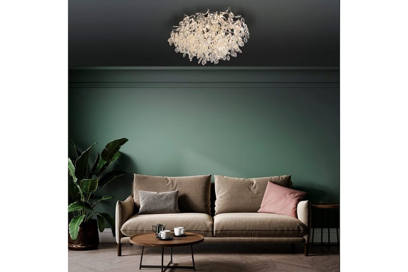 Ricicle Paul Neuhaus Taklampa - Chrome - Belysning & el - Inomhusbelysning & lampor - Taklampa & takbelysning - Kristallkrona & takkrona