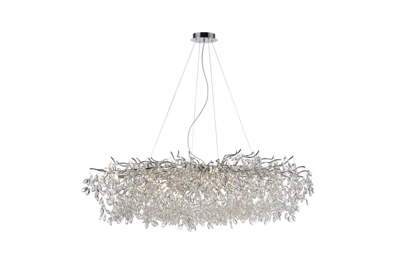 Ricicle Paul Neuhaus Krona - Chrome - Belysning & el - Inomhusbelysning & lampor - Taklampa & takbelysning - Kristallkrona & takkrona