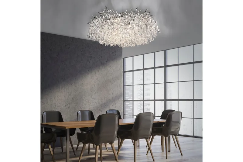 Ricicle Paul Neuhaus Taklampa - Chrome - Belysning & el - Inomhusbelysning & lampor - Taklampa & takbelysning - Kristallkrona & takkrona