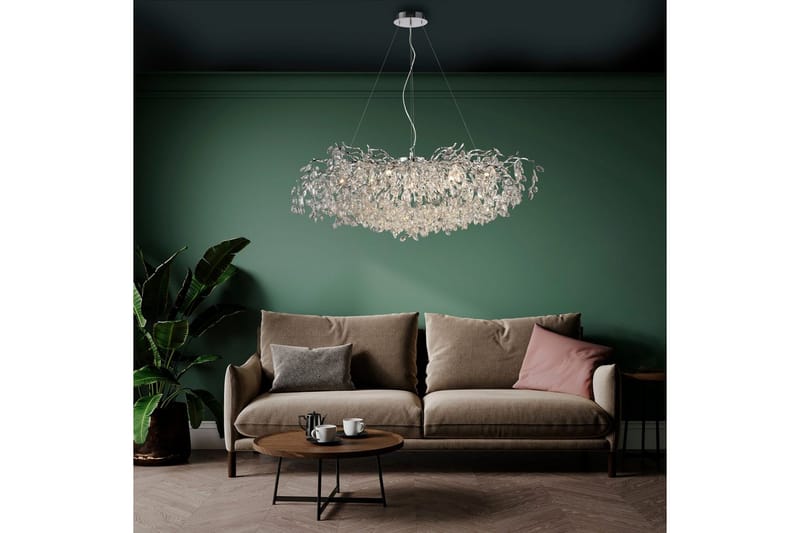 Ricicle Paul Neuhaus Krona - Chrome - Belysning & el - Inomhusbelysning & lampor - Taklampa & takbelysning - Kristallkrona & takkrona