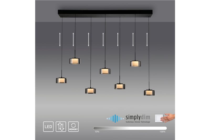 Rika Paul Neuhaus Taklampa - Black - Belysning & el - Inomhusbelysning & lampor - Taklampa & takbelysning - Pendellampor & hänglampor