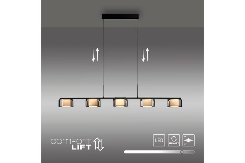 Rika Paul Neuhaus Taklampa - Black - Belysning & el - Inomhusbelysning & lampor - Taklampa & takbelysning - Pendellampor & hänglampor