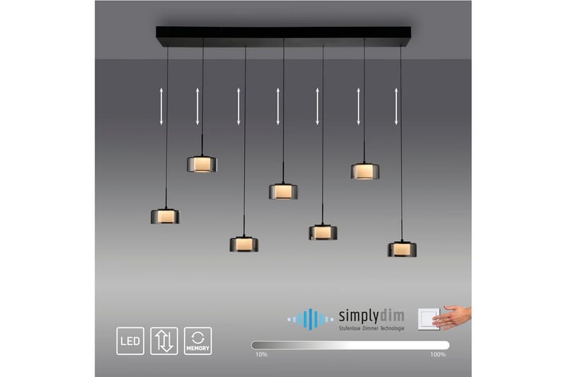 Rika Paul Neuhaus Taklampa - Black - Belysning & el - Inomhusbelysning & lampor - Taklampa & takbelysning - Pendellampor & hänglampor
