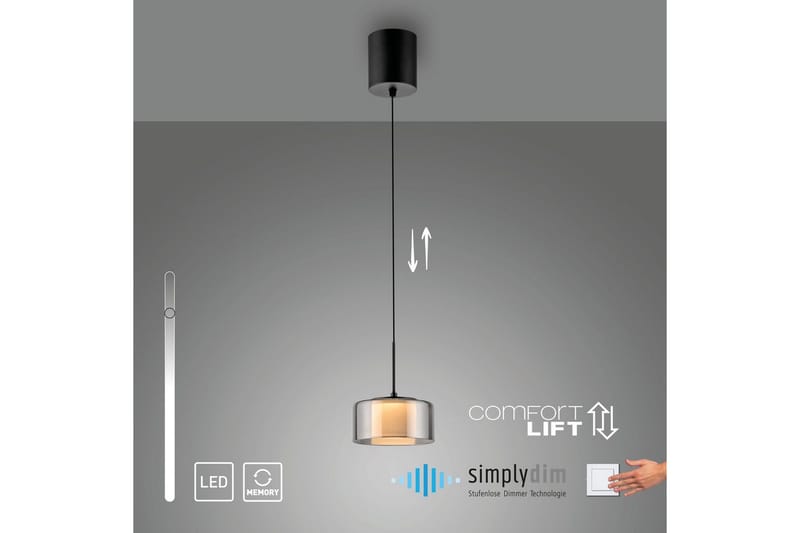 Rika Paul Neuhaus Taklampa - Black - Belysning & el - Inomhusbelysning & lampor - Taklampa & takbelysning - Pendellampor & hänglampor