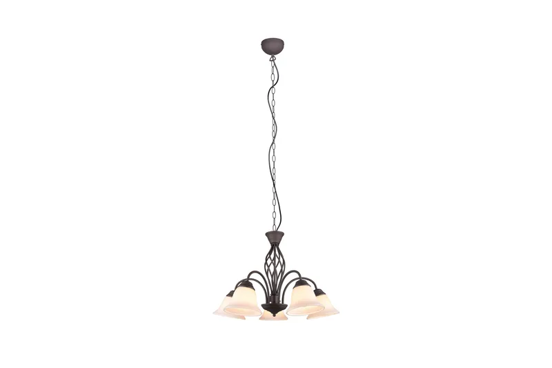 Rostica Ljuskrona 5L E27 rustik - Rustik - Belysning & el - Inomhusbelysning & lampor - Taklampa & takbelysning - Kristallkrona & takkrona