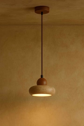 Serros Pendellampa - Beige Och Ek - Belysning & el - Inomhusbelysning & lampor - Taklampa & takbelysning - Kristallkrona & takkrona