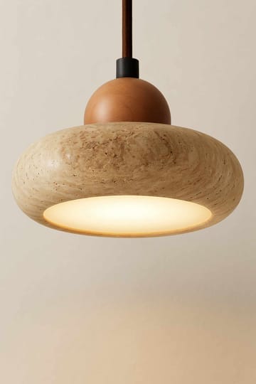 Serros Pendellampa - Beige Och Ek - Belysning & el - Inomhusbelysning & lampor - Taklampa & takbelysning - Kristallkrona & takkrona