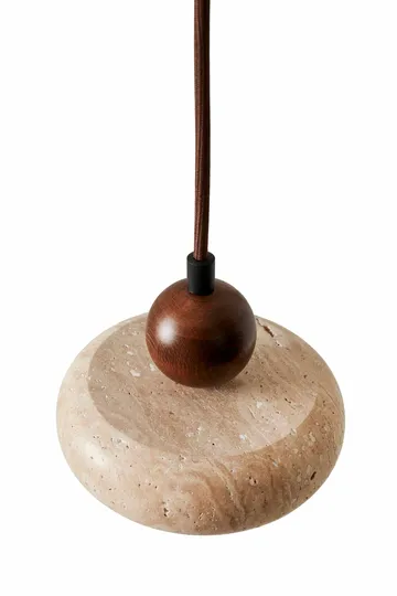 Serros Pendellampa - Beige Och Valnöt - Belysning & el - Inomhusbelysning & lampor - Taklampa & takbelysning - Kristallkrona & takkrona