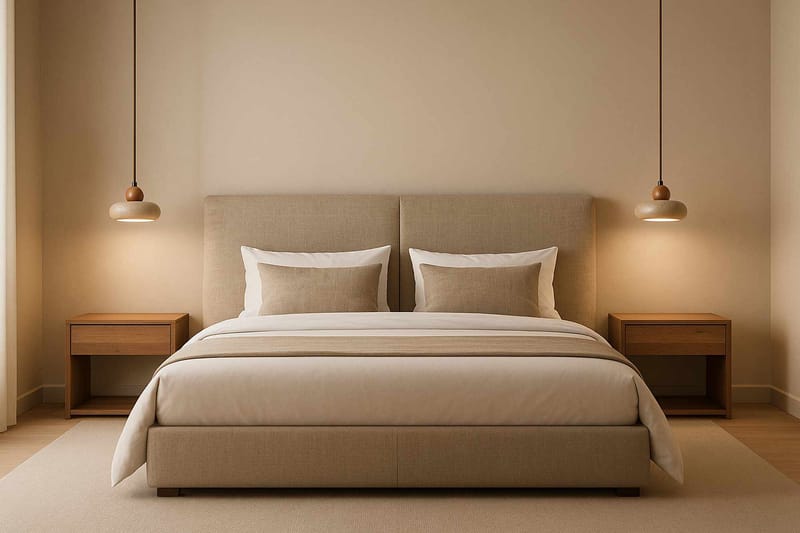 Serros Pendellampa - Beige Och Ek - Belysning & el - Inomhusbelysning & lampor - Taklampa & takbelysning - Kristallkrona & takkrona