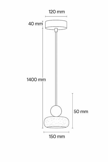Serros Pendellampa - Beige Och Ek - Belysning & el - Inomhusbelysning & lampor - Taklampa & takbelysning - Kristallkrona & takkrona