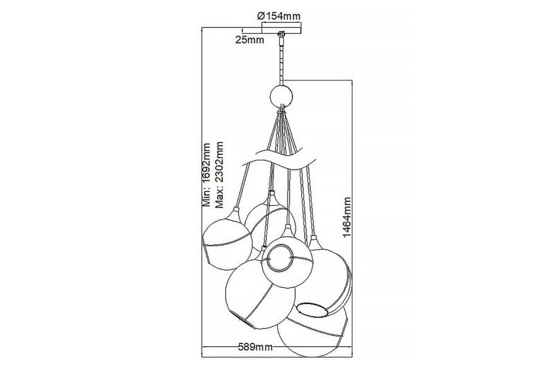 Skye Lisa McDennon by Hinkley Krona - Brass - Belysning & el - Inomhusbelysning & lampor - Taklampa & takbelysning - Pendellampor & hänglampor