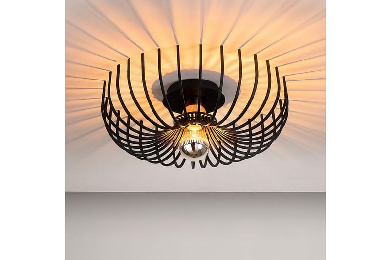 Taklampa Subbersta Svart - Diameter: 36 cm - Belysning & el - Inomhusbelysning & lampor - Sovrumslampa