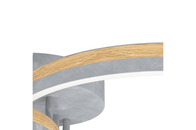 Takbelysning Eglo Cadinaro Grå/Trä Rund - Belysning & el - Inomhusbelysning & lampor - Taklampa & takbelysning - Pendellampor & hänglampor