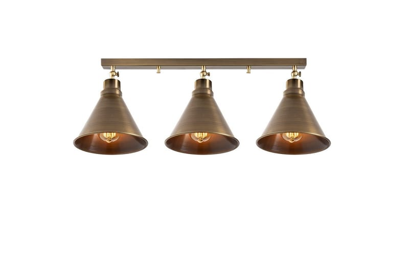 Taklampa Adrim Tri Vintage - Brun - Belysning & el - Inomhusbelysning & lampor - Taklampa & takbelysning - Pendellampor & hänglampor