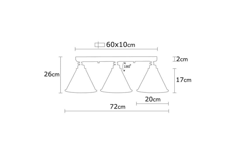 Taklampa Adrimx Svart - Svart - Belysning & el - Inomhusbelysning & lampor - Taklampa & takbelysning - Pendellampor & hänglampor