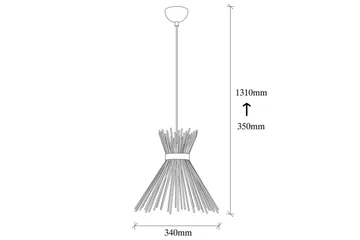 Taklampa Afroz Svart Enkeluttag - Enkeluttag - Belysning & el - Inomhusbelysning & lampor - Taklampa & takbelysning - Pendellampor & hänglampor