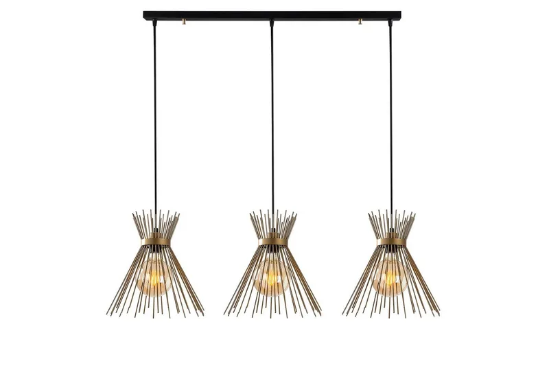 Taklampa Afroz Svart Treuttag, Treuttag