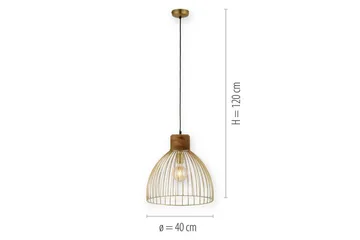 Taklampa Alami - 40x120x40 cm - Belysning & el - Inomhusbelysning & lampor - Taklampa & takbelysning - Pendellampor & hänglampor