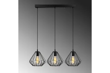 Taklampa Almasi Three Svart - Svart - Belysning & el - Inomhusbelysning & lampor - Taklampa & takbelysning - Pendellampor & hänglampor