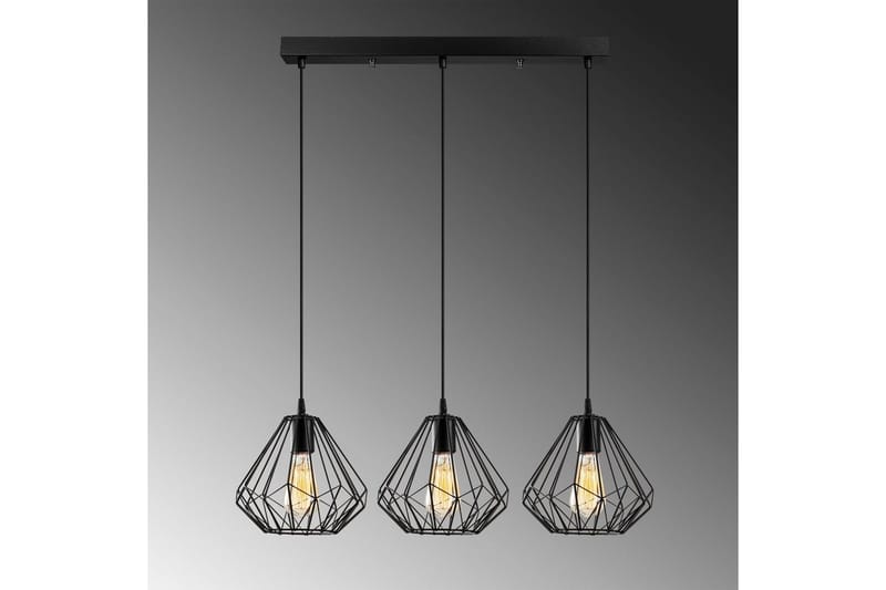 Taklampa Almasi Three Svart - Svart - Belysning & el - Inomhusbelysning & lampor - Taklampa & takbelysning - Pendellampor & hänglampor