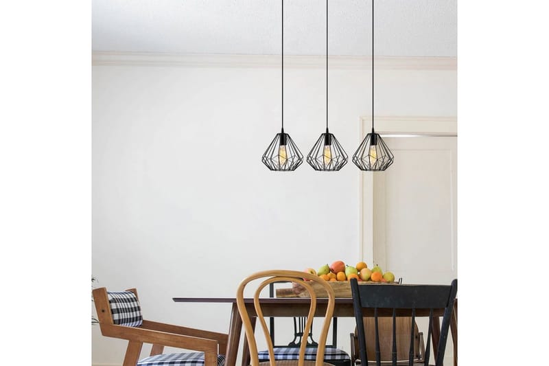 Taklampa Almasi Three Svart - Svart - Belysning & el - Inomhusbelysning & lampor - Taklampa & takbelysning - Pendellampor & hänglampor