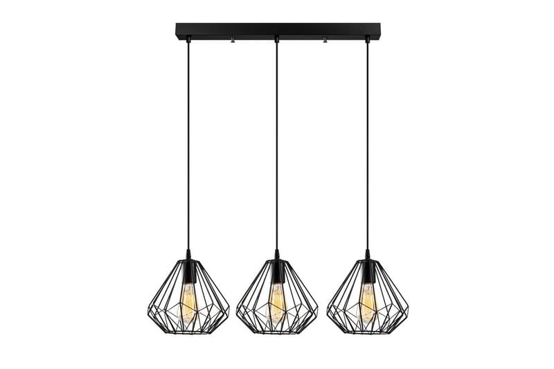 Taklampa Almasi Three Svart - Svart - Belysning & el - Inomhusbelysning & lampor - Taklampa & takbelysning - Pendellampor & hänglampor