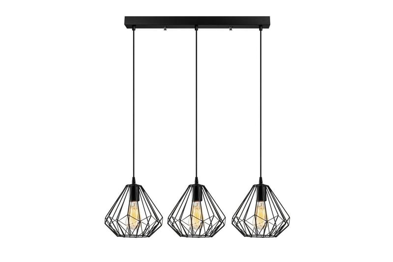 Taklampa Almasi Three Svart - Svart - Belysning & el - Inomhusbelysning & lampor - Taklampa & takbelysning - Pendellampor & hänglampor