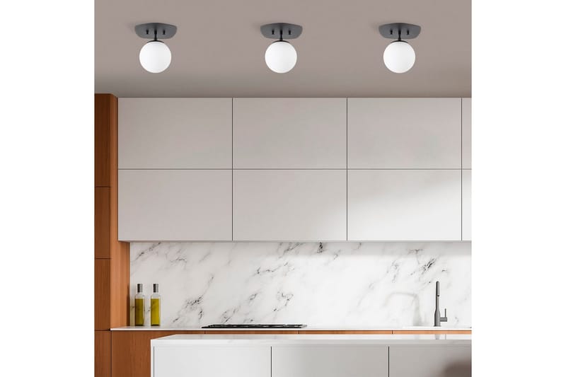 Taklampa Ariofield (20 x 25 x 25 cm) Svart / Gul - Svart / Gul - Belysning & el - Inomhusbelysning & lampor - Taklampa & takbelysning - Plafond