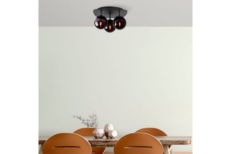 Taklampa Ariofield Triple Svart - Svart - Belysning & el - Inomhusbelysning & lampor - Taklampa & takbelysning - Plafond
