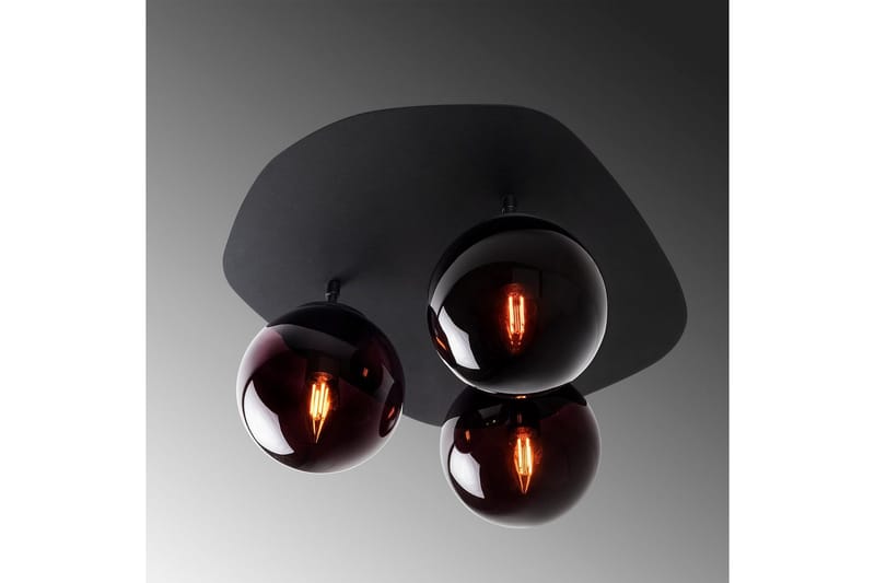 Taklampa Ariofield Triple Svart - Svart - Belysning & el - Inomhusbelysning & lampor - Taklampa & takbelysning - Plafond